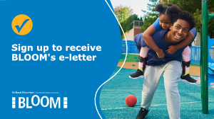 Boy giving girl a piggy back on sign-up page