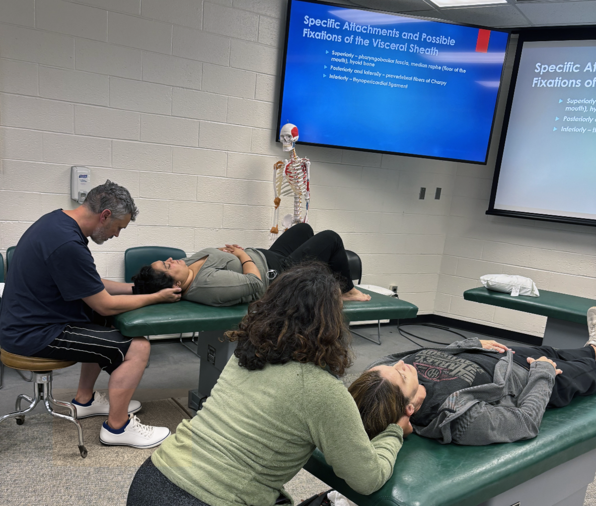 Doctors learn myofascial release skills