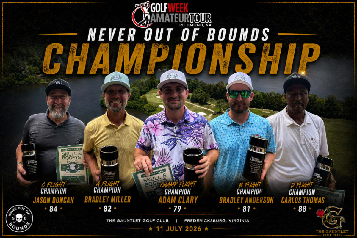 Never Out of Bounds Championship Flight Champions