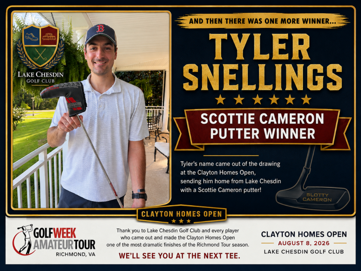 Tyler Snellings Scottie Cameron Putter Winner