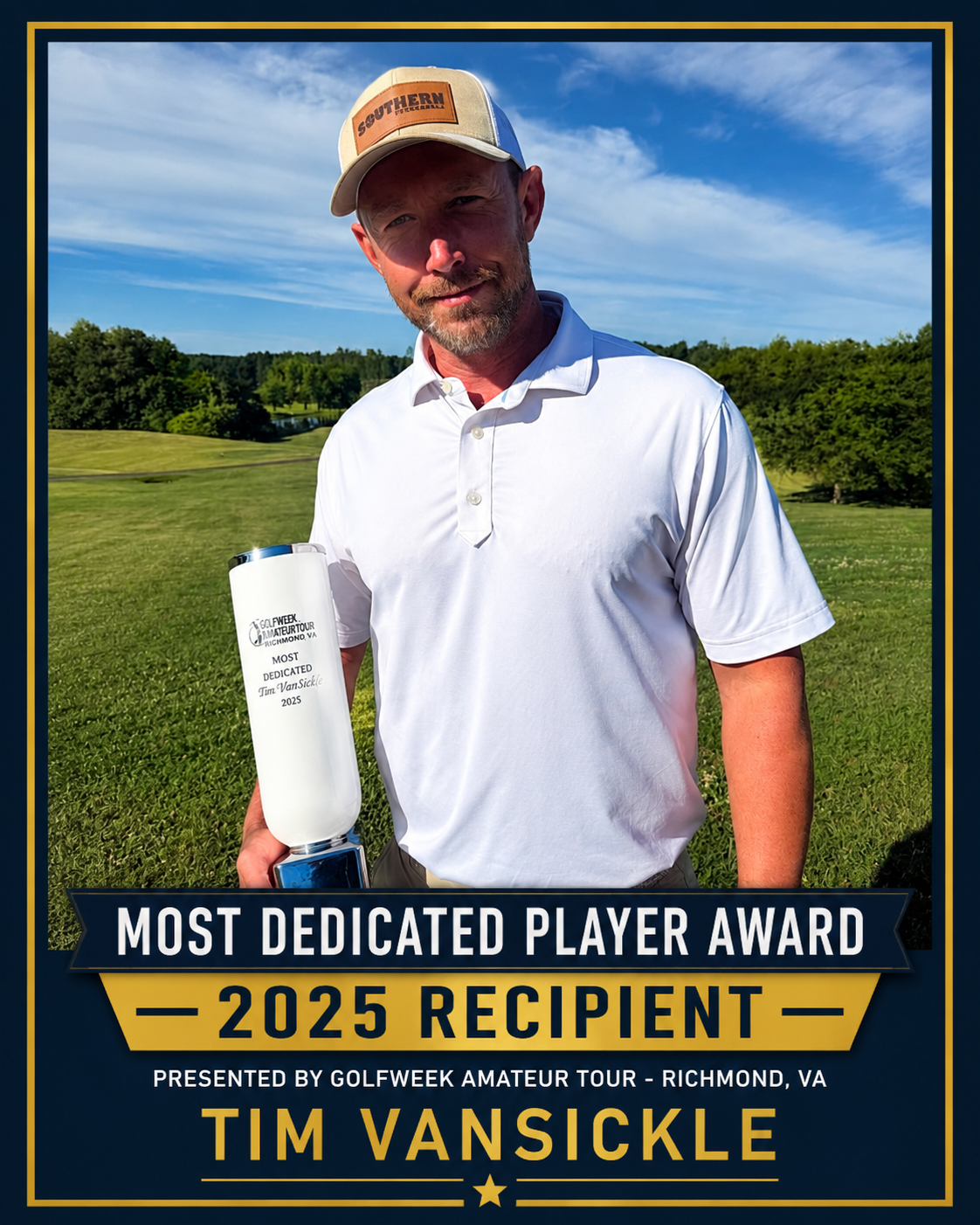 Tim VanSickle Most Dedicated Player Award