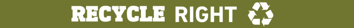 Recycle Right with Recycle graphic