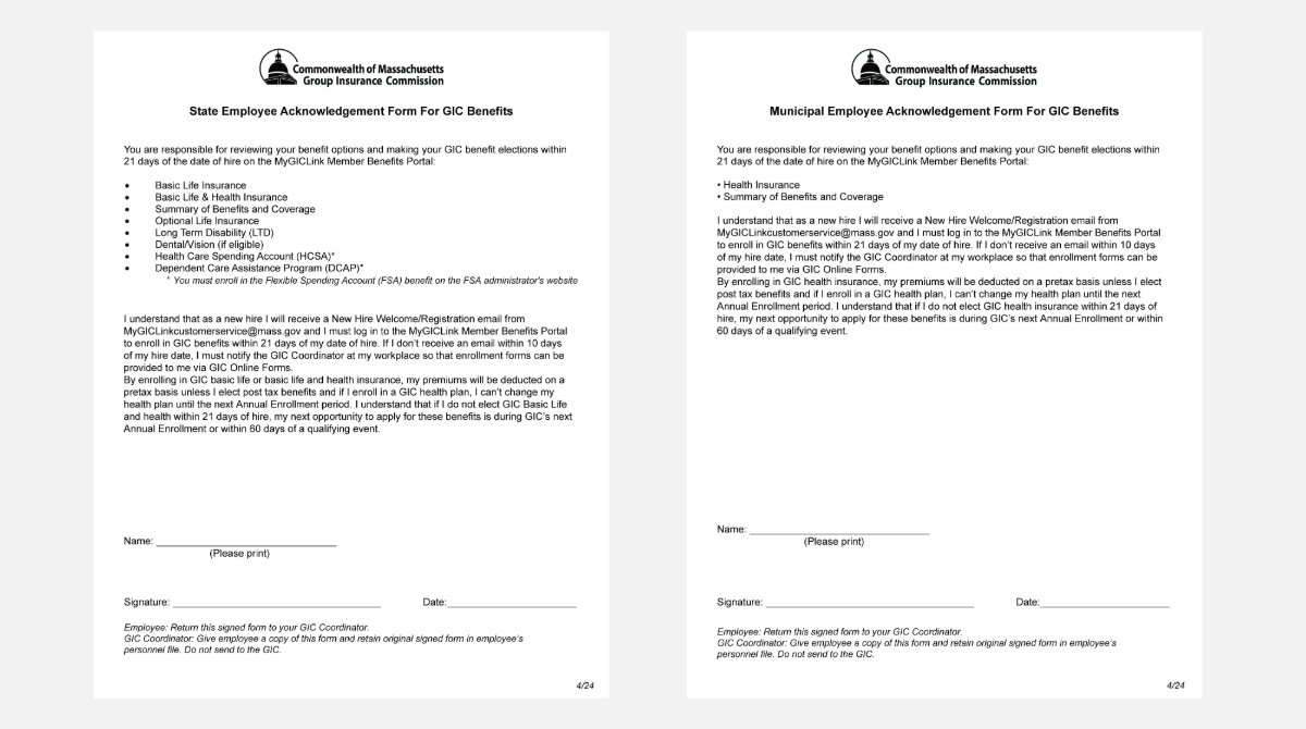 New Hires GIC Benefit Reduced Waiting Period