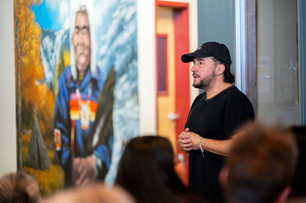 CMC Rifle mural artist Jeremy Velasquez