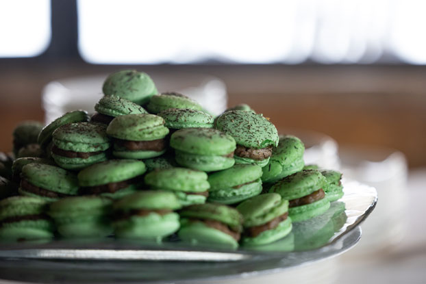 Savory Macaroon with Hare Rillette