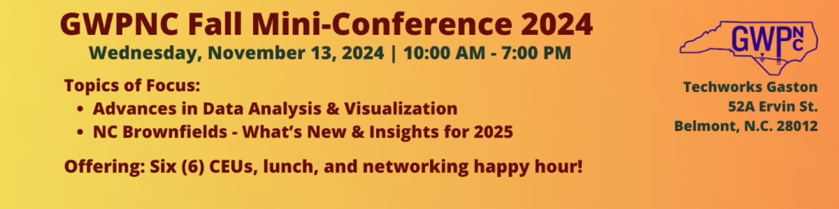 Fall Mini Conference GWPNC Fall Mini-Conference 2024