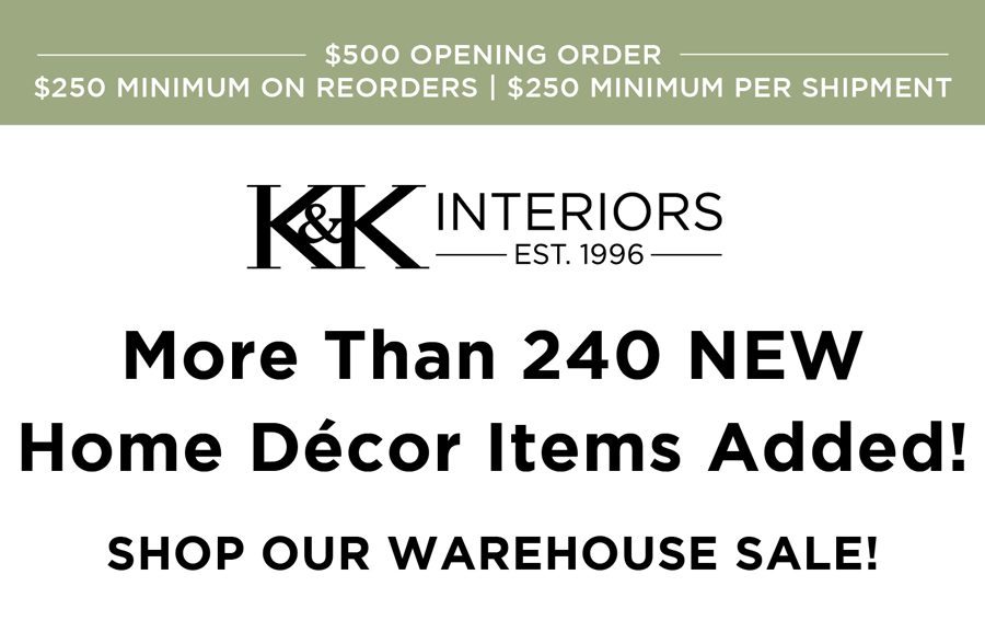 Shop Our Home Decor Warehouse Sale! More Than 240 NEW Items Added at 50
