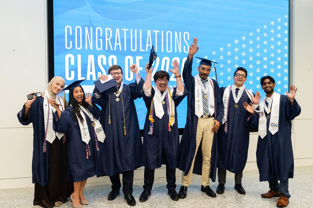 2026 graduates in caps and gowns
