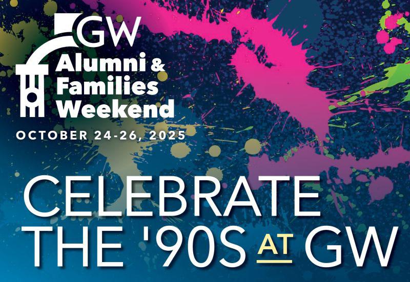 GW Alumni and Families Weekend October 24-26