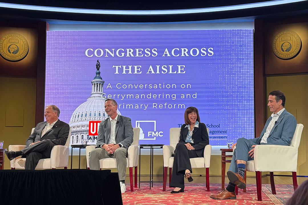 Congress Across the Aisle event panel of four speakers