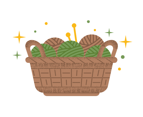 knitting graphic