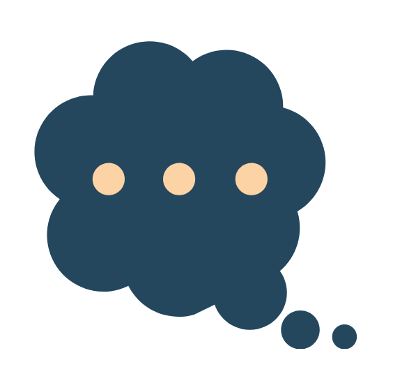 graphic of a thought bubble