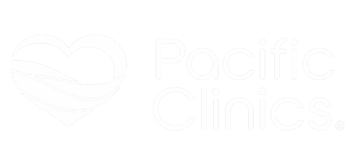 Pacific Clinics White Logo