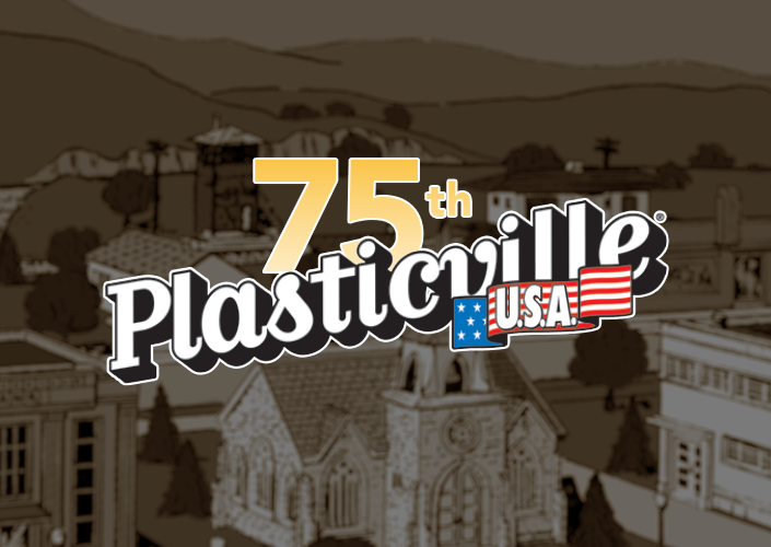 Bachmann Trains Plasticville USA 75th Anniversary Split Level House Kit - O Scale Model Building