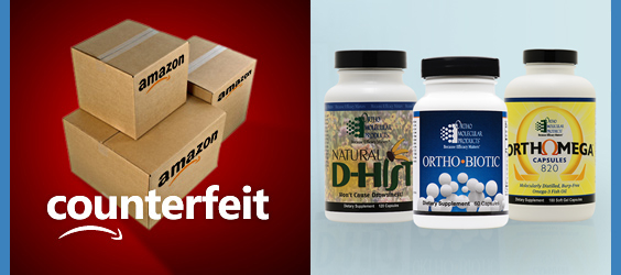 counterfeit supplements on Amazon