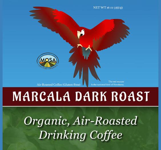 organic_ air-roasted coffee