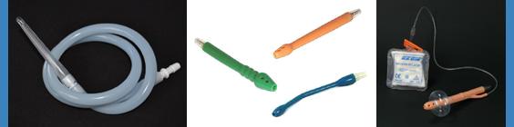 enema nozzles and colon tubes