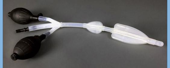 Inflatable Double Bulb Silicone Retention Nozzle