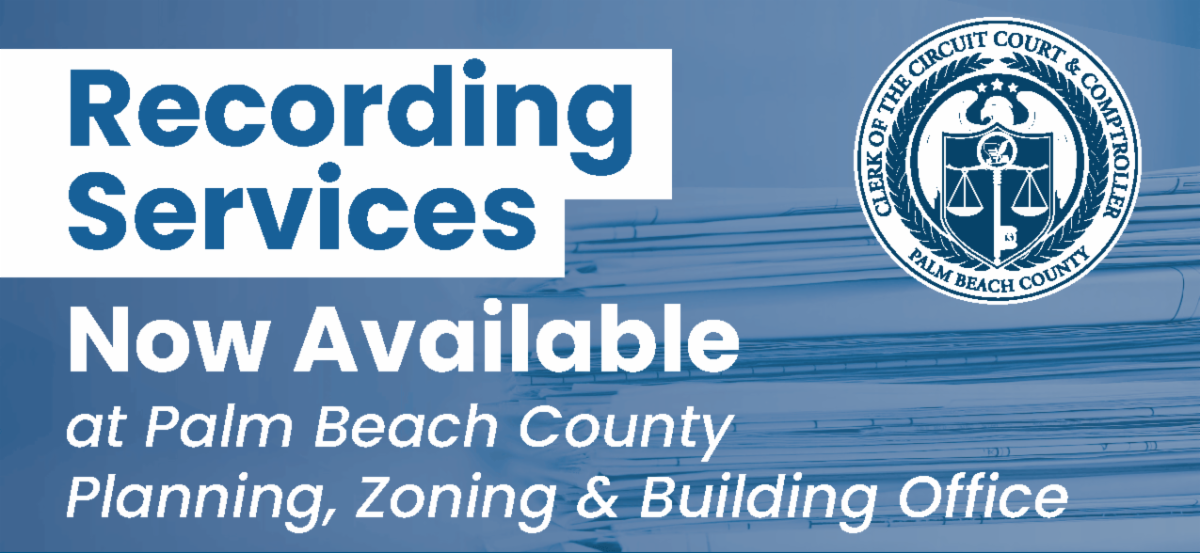 Recording Services Now Available at Palm Beach County's Vista Center