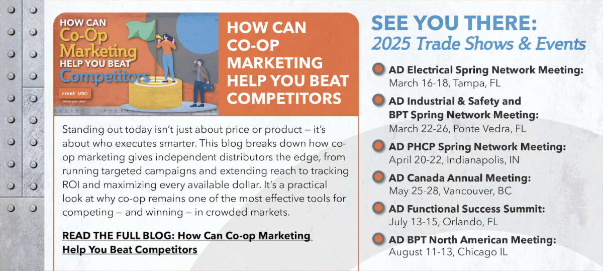 Standing out today isn’t just about price or product — it’s about who executes smarter. This blog breaks down how co-op marketing gives independent distributors the edge, from running targeted campaigns and extending reach to tracking ROI and maximizing every available dollar. It’s a practical look at why co-op remains one of the most effective tools for competing — and winning — in crowded markets. Read the full blog: How Can Co-op Marketing Help You Beat Competitors
