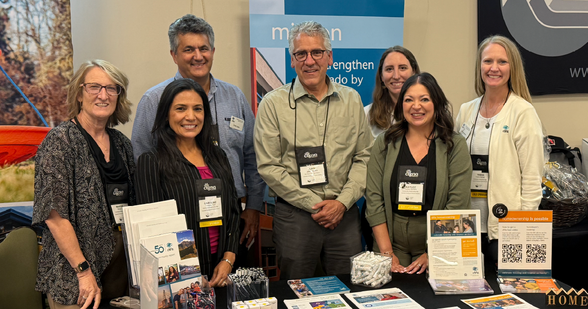 Seven CHFAians at the 2025 CML Conference.