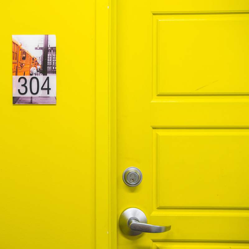 Yellow door