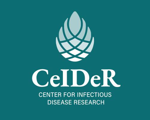 Center for Infectious Disease Research (CeIDeR) logo with a teal background