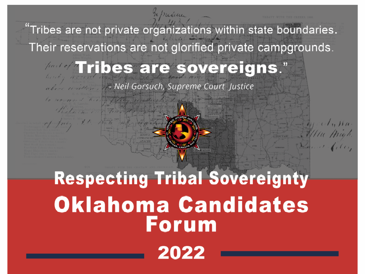 United Indian Nations of Oklahoma to Hold Candidate Forum in Tulsa
