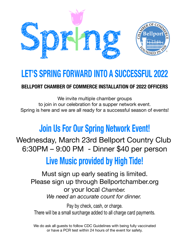 Spring Networking Invite Spring Forward into a Successful 2022!