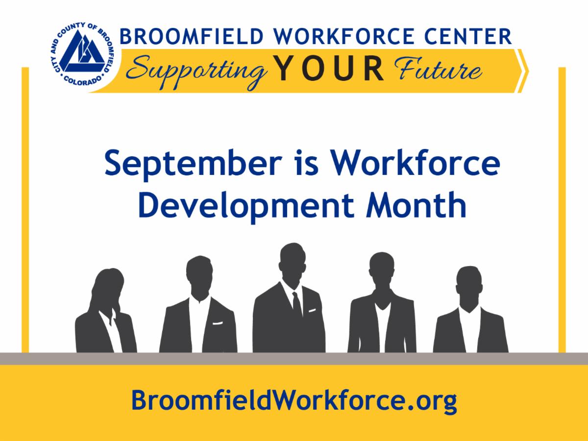 Graphic: September is Workforce Development Month