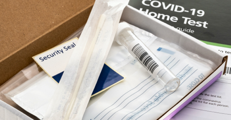 Photo of home test kits 