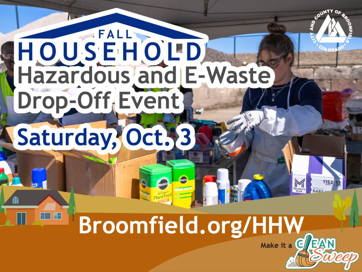 Graphic: Household Hazardous and E-Waste Drop Off Event 