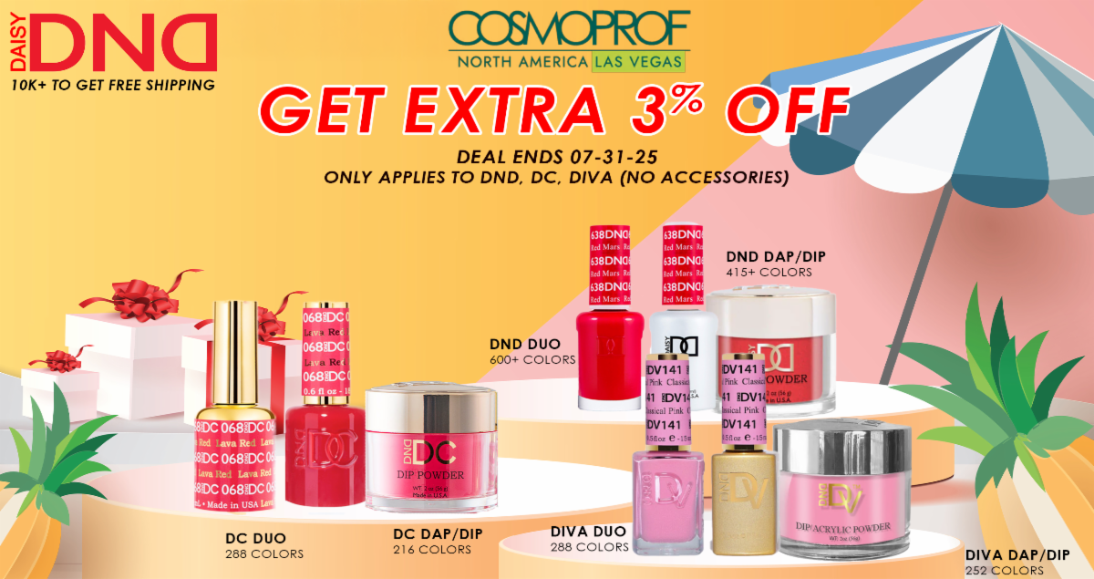 Don’t Miss Out: Extra 3% Off DND Gel – Cosmo Sale Still Live!