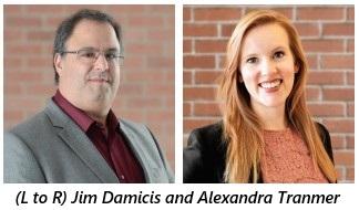 Photo: Jim Damicis (Senior VP, Camoin Associates) & Alexandra Tranmer, CEcD (Director of Industry & Workforce, Camoin Associates)