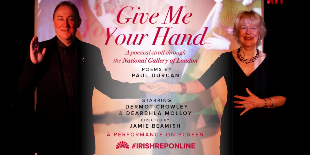 Next Week Online: Join Irish Rep for an evening of poetry and art!  Image