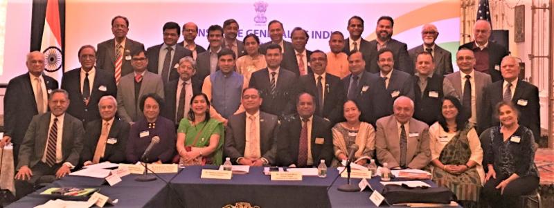 GOPIO International and Chapter officials with Indian Consulate officials