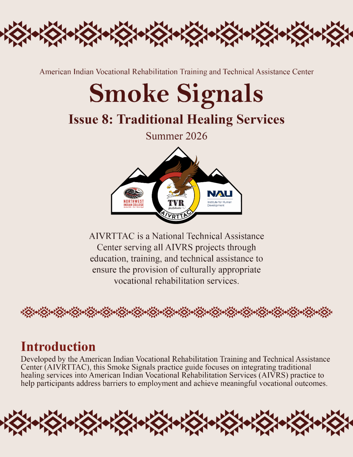 Smoke Signals Issue 8 front page