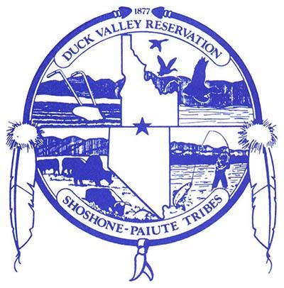 1887 Duck Valley Reservation Shoshone-Paiute Tribes logo