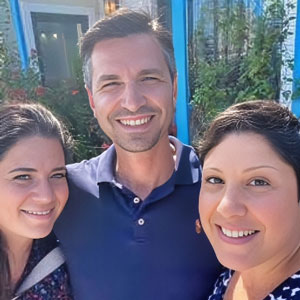 Irini Lulu, Florian Furxhiu and Jennifer Gardella