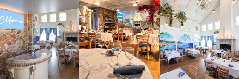 Mediterrano by Santorini interior collage