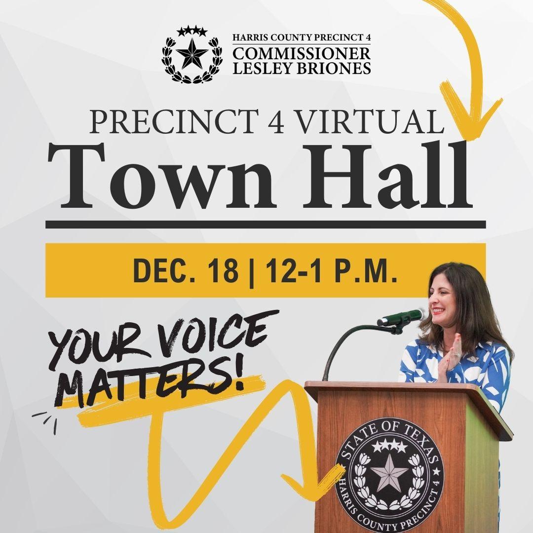 Virtual Town Hall graphic