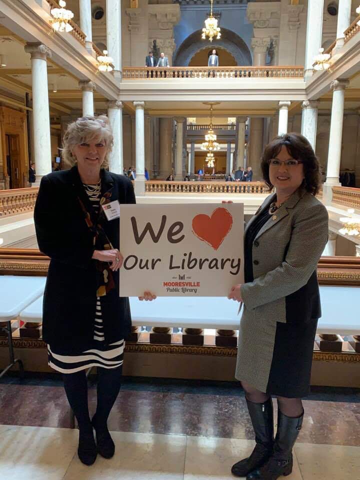 Diane Huerkamp with Rep. Mayfield