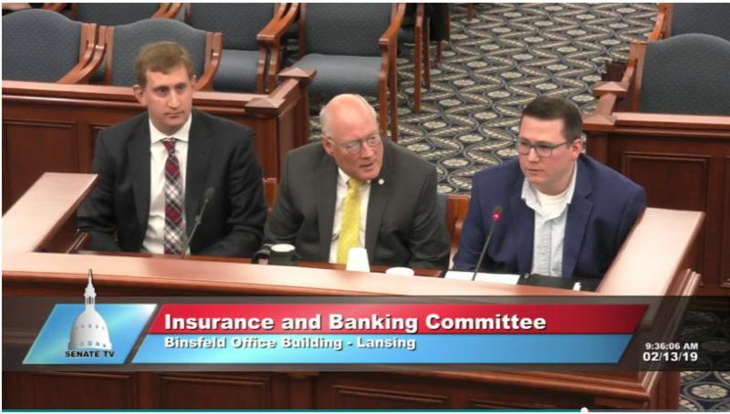 News Now MAIA Testifies at Senate Insurance and Banking