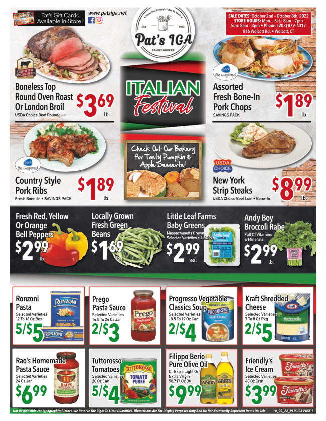 We will be at Wolcott's Fall Festival October 15