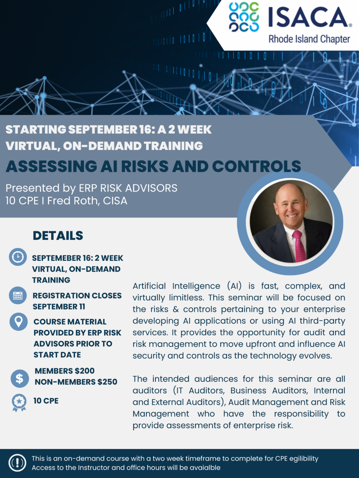Frederick Roth ASSESSING AI RISKS AND CONTROLS