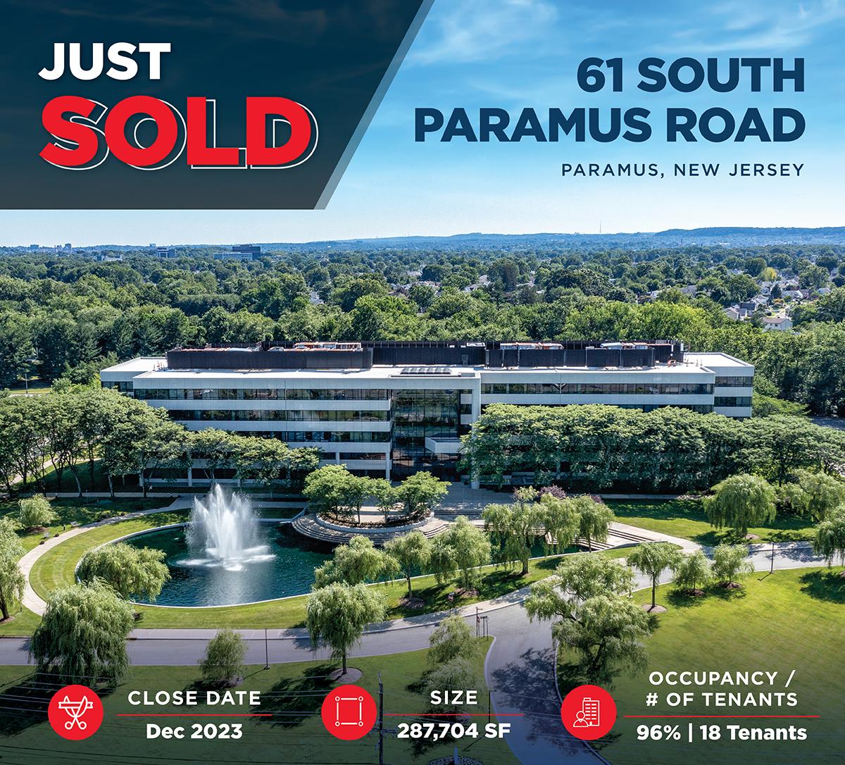CLOSED — 61 South Paramus Road Paramus, NJ
