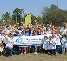 Trash Bash volunteers group photo