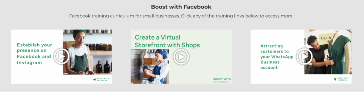 Boost with Facebook videos image