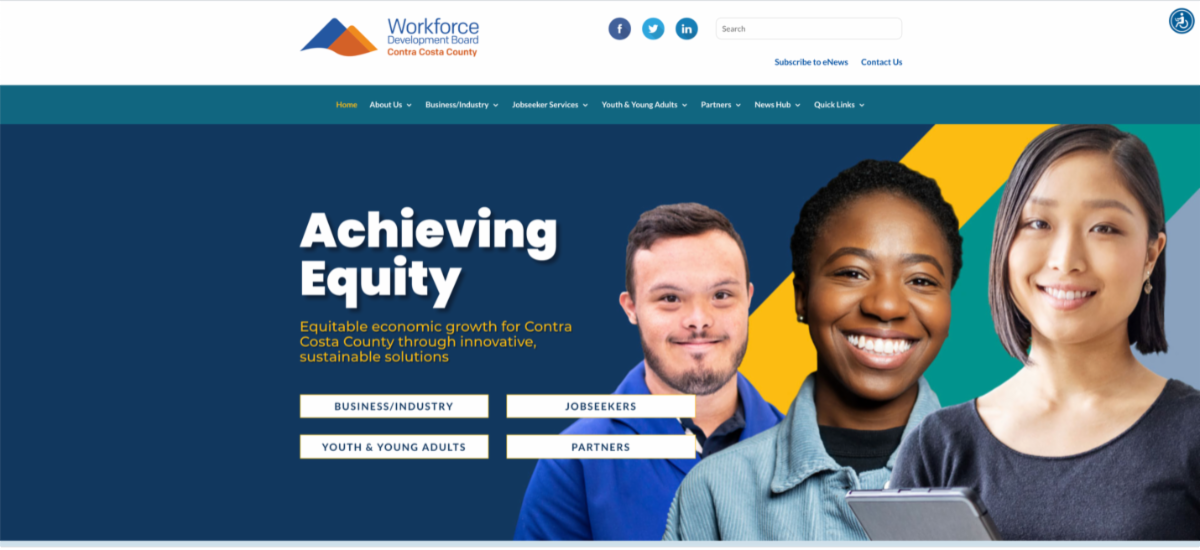 Screenshot new website