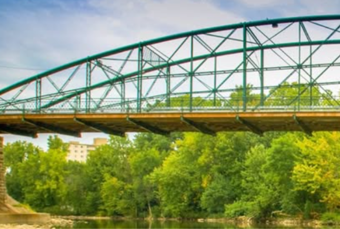 image of a bridge of the thames. Represents Heritage Fair event taking place during Heritage Week in London at the London Public Library.